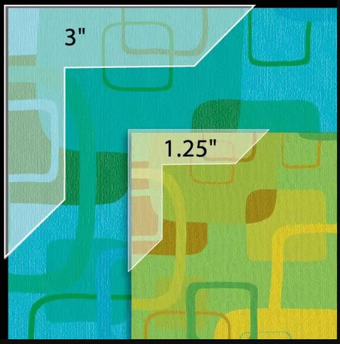 Cantoneiras de Montagem/Moldura Full View em Polipropileno, 1,25 cm